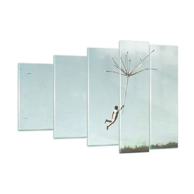 Produktbild von Bilder auf glas - 5 Teile - Vintage unwirklich Metapher - 150x100cm - Glasbilder - Wandbilder - Bilder - Wanddekoration aus Glas - Glas Bilder - Wandbild auf Glas - GEG150x100-4718