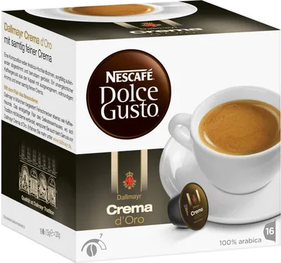 Produktbild von Nescafé Dolce Gusto Dallmayr Crema d'Oro | 16 Kaffeekapseln