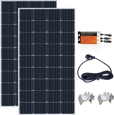 Produktbild von Solarmodul, 800W Leistung, hohe Effizienz, 400w plug and play