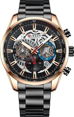 Produktbild von CURREN KO-14251 Uhr - Elegante Herrenuhr Schwarz/Gold KP14251