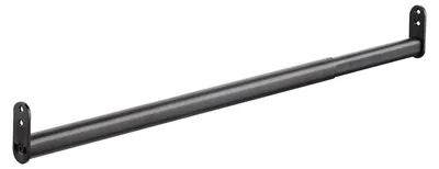 Produktbild von SOTECH Schrankstange oval schwarz matt ausziehbar 900–1100 mm – Kleiderstange Kleiderschrank (3 Stück)