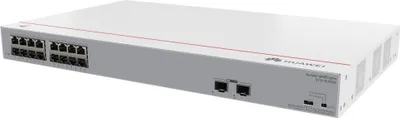 Produktbild von HUAWEI eKit S110 Series S110-16LP2SR, Unmanaged, L2, Gigabit Ethernet (10/100/1000), Power over Ethernet (PoE), Rack-Einbau, 1U