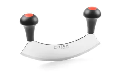 Produktbild von HENDI Wiegemesser doppelt 230 mm Griffe aus Polypropylen