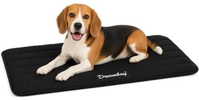 Productafbeelding van Flamingo hondenbed Dreambay®, rechthoekig, voor draadkooien, zwart