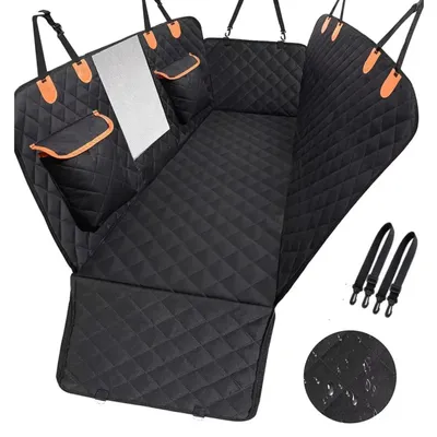 Image de Couverture imperméable pour siège de voiture, siège pour chien pour banquette arrière de voiture, protection de siège de voiture - CARIPET