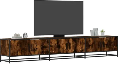 Obrázek produktu pro Elegantní nábytek TV skříňka kouřový dub 240x35x41 cm materiál na bázi dřeva - TV stolky 8171686