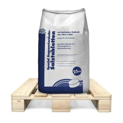Produktbild von Salztabletten für Wasserenthärtung, 1000 kg, hochreines Siedesalz, DIN 19604 / EN 973