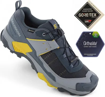 Produktbild von Salomon X ULTRA 5 GTX - GORE-TEX - Herren Wanderschuhe Trekking Schuhe Grau 477259 , EU 46 2/3 UK 11.5