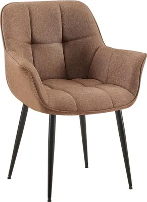 Produktbild von CLP Esszimmerstuhl Roseville Gesteppt taupe Material Stoff