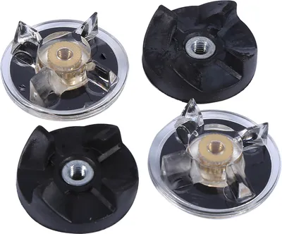 Four blender blade assemblies are shown against a white background.