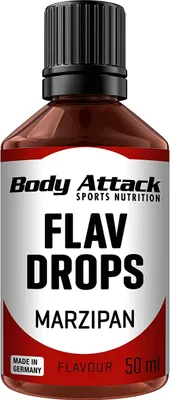 Produktbild von Body Attack Flav Drops - 50 ml Marzipan