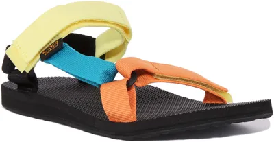 Produktbild von Teva Orig al Universal Herren Iconic Sandale Mit Riemen Vorne Und H ten Blau – 10 UK - 44,5 EU - 11 US / Blau
