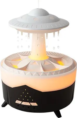 Obrázek produktu pro Verk 24531 Multifunkční zvlhčovač vzduchu houba RGB, 24 W, 350 ml, černý