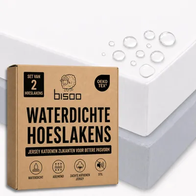 Productafbeelding van Waterdicht hoeslaken voor kinderbed, afmetingen 80x130 cm