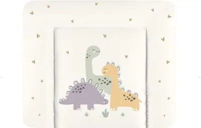 Zdjęcie produktu dla Mata do przewijania Zöllner Miękka krawędź pikowana z 3 stron 85 x 75 Little Dinos