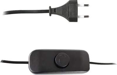 Produktbild von Lybardo LED-Schnurdimmer schwarz 3-75 Watt | Universal | Komplett mit Kabel und Stecker | Phasenabschaltung