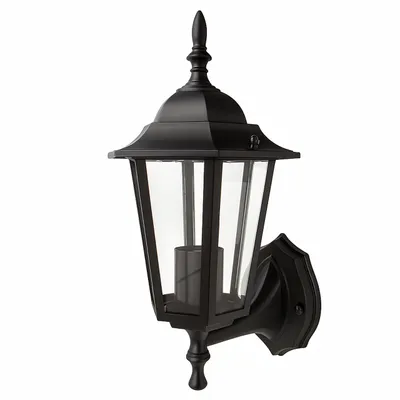 Produktbild von MasterLED Victoria Außenwandleuchte schwarz E27 IP44 Gartenlampe Wandmontage 38cm