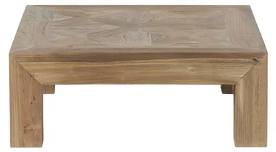 Produktbild von Couchtisch recycelt Teakholz 80 cm modern
