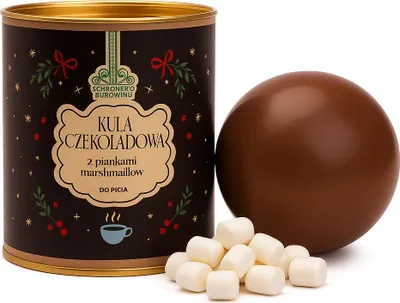 Produktbild von Schokoladenkugel mit Marshmallows 45g- Schronisko Bukowina
