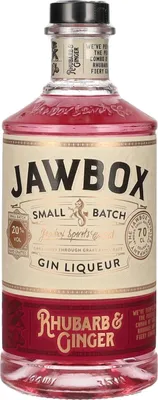 Produktbild von Jawbox RHUBARB & GINGER Small Batch Gin Liqueur 20% Vol. 0,7l