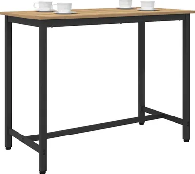 Image de vidaXL Table en chêne Artisan 100 x 50 x 76,5 cm