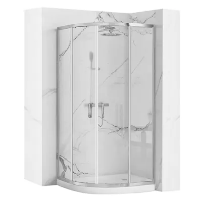Obrázek produktu pro Sprchový Kout Rea Look 80X80 Chrome se sprchovou vaničkou