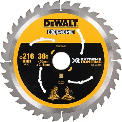 Produktbild von DEWALT Kreissägeblatt 216 x 30 mm 36 Zähne