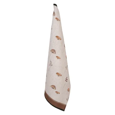 Produktbild von Clayre & Eef Geschirrtuch 50x70 cm Beige Baumwolle Pilze