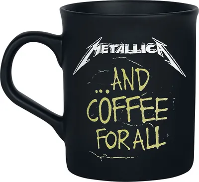 Produktbild von Unbekannt Tasse  ... And Coffee For All mattschwarz Standard
