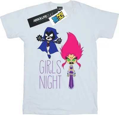 Produktbild von DC Comics - "Teen Titans Go Girls Night" T-Shirt für Herren BI52182 (S) (Weiß)