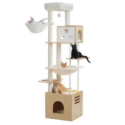 Produktbild von PAWZ Road 190 Kratzbaum mit Futterplatz