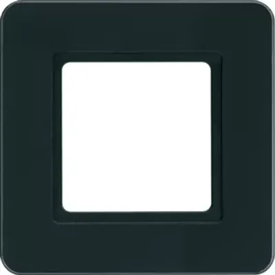 Produktbild von Berker 10116176, Schwarz, Glas, Schraubenlos, Berker, Q.7, IP20