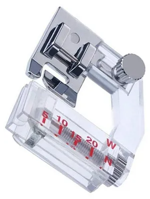 Nähmaschinen-Nähfuß, verstellbar 5–20 mm, universell