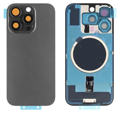 Produktbild von iPhone 16 Pro Backcover Titan Schwarz