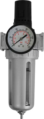 Produktbild von Druckluft Wartungseinheit Wasserabscheider Druckminderer Druckregler 1/4' Top