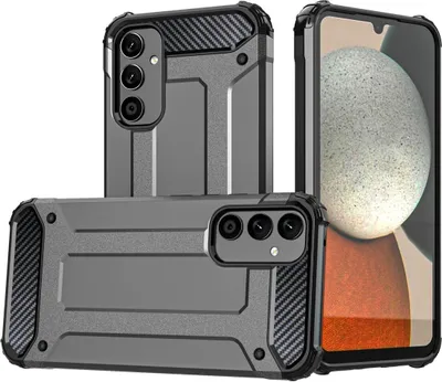 Produktbild von König Design Hülle kompatibel mit Kunststoff Soft Handyhülle - Handy Case Grau