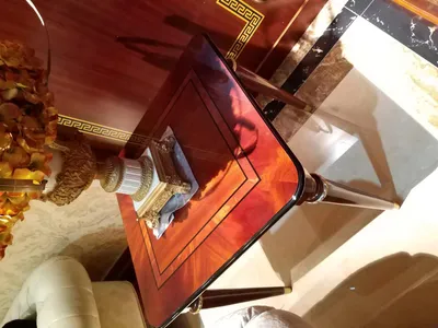 Produktbild von Edler Designer Klassischer Couchtisch Beistelltisch Sofa Wohnzimmer Tisch Holz