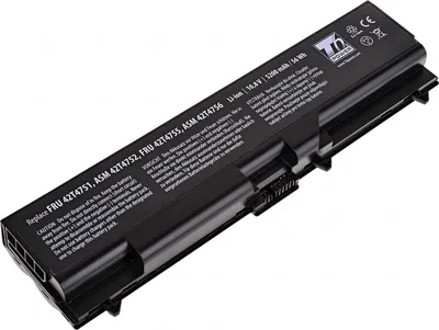 Produktbild von T6 Power Akku für Lenovo ThinkPad T520i, Li-Ion, 10,8 V, 5200 mAh (56 Wh), schwarz