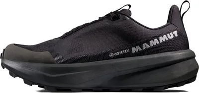 Niedriger Wanderschuh "Aenergy Mtn Low GTX" von Mammut in Schwarz; ideal für Herren.