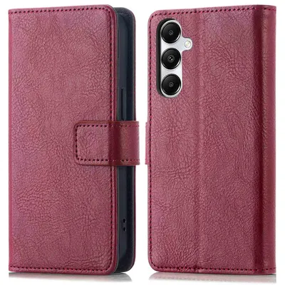 Imagen del producto de Funda Tipo Libro de Lujo para Samsung Galaxy A56 - Bordeaux