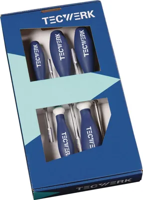 Produktbild von Sechskantsteckschlüsselsatz 5-tlg.3-Komponentenheft TECWERK