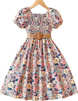 Productafbeelding van Currero Jurk Meisjes Roze 7-8Y