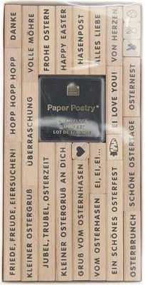 Produktbild von Stempelset Frohe Ostern100%, 26 Stempel