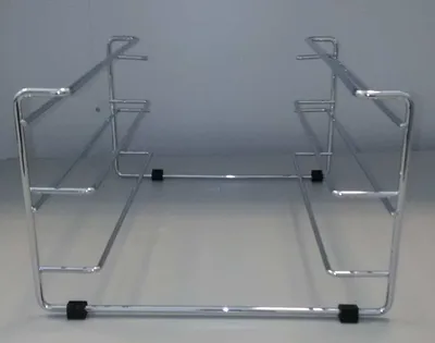 Produktbild von Briefablage-Gestell für 2 Körbe Längsformat B4 chrom