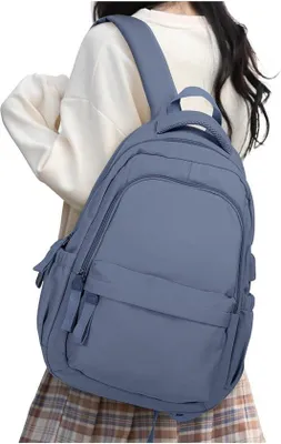 Produktbild von Schulranzen für Mädchen und Frauen Konigsblau 14 Zoll Laptop Tasche