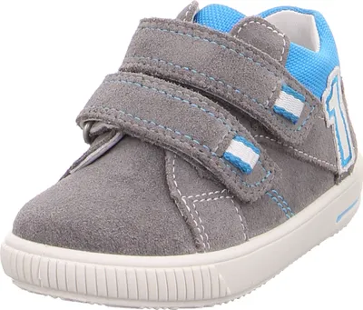 Produktbild von Superfit Moppy Kletthalbschuh Grau, Schuhgröße:19 EU