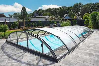 Produktbild von Albixon Schwimmbad Pool-Überdachung Klasik Pro B