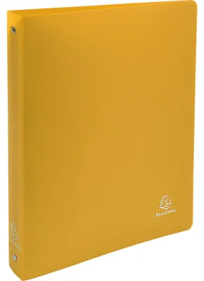Produktbild von Exacompta 20x Ringbuch PP 700µ 4 Ringen Rücken 40mm A4 Überbreite Gelb 512809E