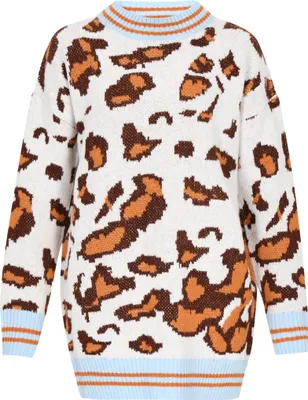 Image de Robe VANJA pour femme - léopard multicolore, XL/XXL