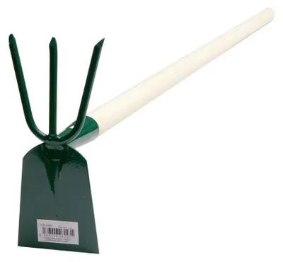 Immagine prodotto di Scopa piatta 3 denti, con manico 100 cm, FED